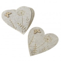 Felt Hearts