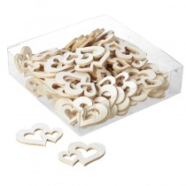 Cut Out White Hearts