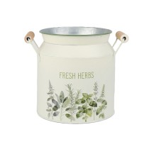 Metal Herb Design Pot