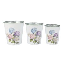Metal Floral Set 3 Pots