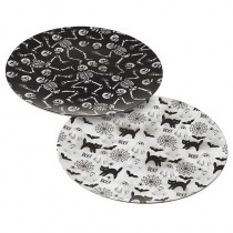 Monochrome Plastic Halloween Tray Mix 2