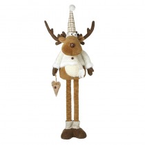 Tall Reindeer With White Jumper & Heart