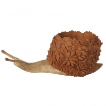 Orange Wood Finish Snail Pots