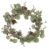 Eucalyptus And Red Berry Wreath