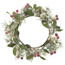 Red And White Berry Wreath