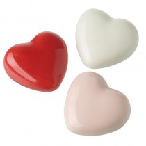 Pink&White&Red Porcelain Heart Small Mix
