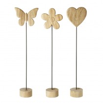 Butterfly Flower & Heart On Stand Mix