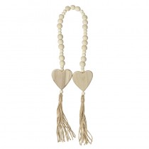 Wooden Heart Garland