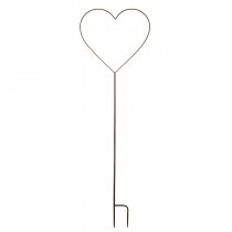Metal Garden Heart Stake