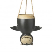 Ceramic Bat Hanging Pot