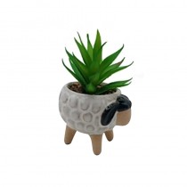 Sheep Plant Pot (Plant Not Inc)