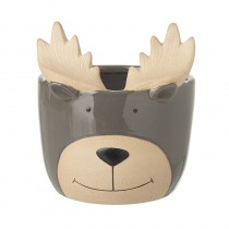 Grey Deer Pot