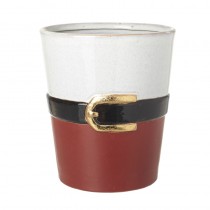 Tall Santa Belt Pot