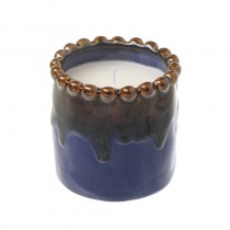 Scented Candle In Ceramic Pot