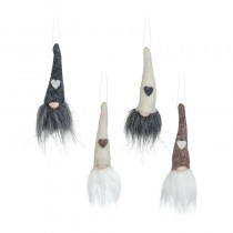 Mix Of 4 Gonks With Heart On Hats