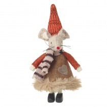 Mouse In Fluffy Dress With Heart