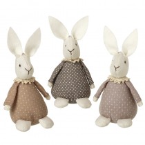 Spot Print Rabbits Mix Of 3