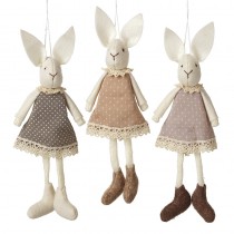 Rabbits In Spot Print Dresses Mix 3