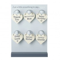 Hanging Heart Sayings Set