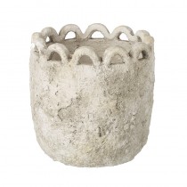 Small Pot With Decorative Edge