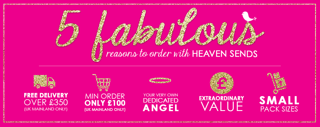 5 fabulous reasons to order with Heaven Sends...