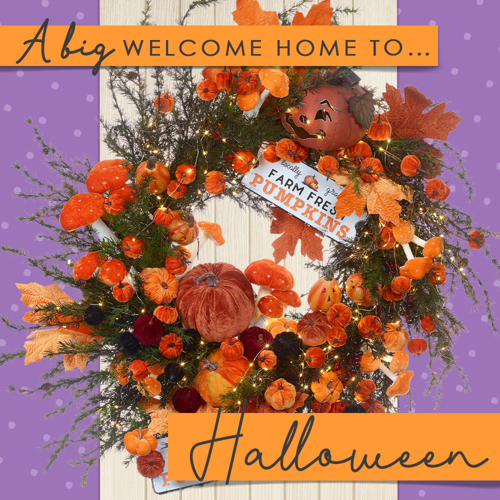 A big welcome home to our Spooktacular Halloween range!