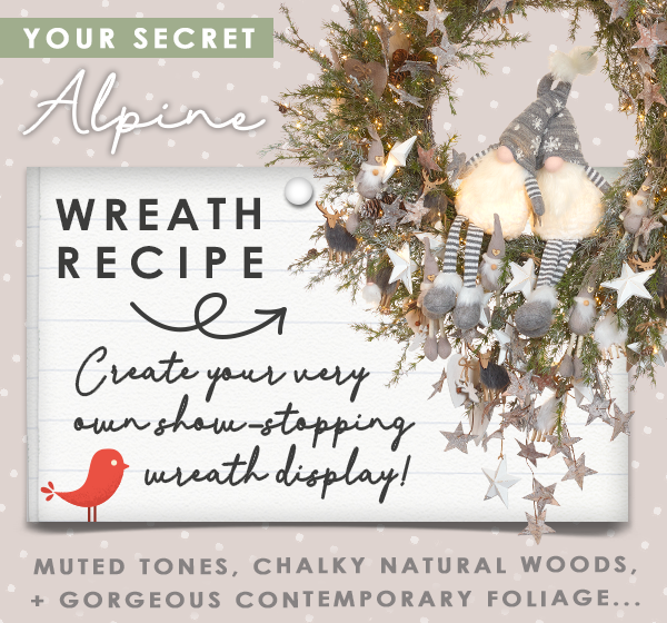 Create your own Alpine Display Wreath